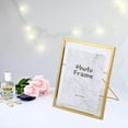 thumbnail image 3 of Photo Frame Display for Dried Flowers, Metal Poster Photo Frame L Golden, 3 of 7