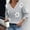 Gray, variant on FDGIU Women's Long Sleeve Knit Sweater - Lightweight Pullover V NeckTop, Fall Casual Streetwear