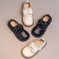 thumbnail image 6 of LNMQLPDBS Kid Shoes Comfort Non-Slip Dress Shoes Match with School Uniform Flower Girl Bowknot Decoration Princess Shoes Size 9 Toddler Shoes Girls Communion Wedding Sock Shoes for Baby Girl, 6 of 6