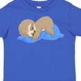 thumbnail image 4 of Inktastic Cute Baby Sloth Sleeping on Blue Pillow Boys or Girls Toddler T-Shirt, 4 of 5