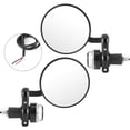 thumbnail image 2 of Rearview Mirrors Motorcycle Pair, 2pcs 7 8in Handlebar With LED Turn Signal Amber White Light Parts Accessory, 2 of 8