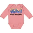 thumbnail image 3 of Inktastic Happy Hanukkah with Lit Candles Boys or Girls Long Sleeve Baby Bodysuit, 3 of 5