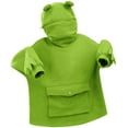 thumbnail image 2 of Sudadera con capucha de rana linda para mujer/niña Sudadera con capucha y cremallera en la boca con bolsillo frontal grande Xemadio WMZY-675-5, 2 of 3