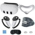 thumbnail image 1 of 7-in-1 VR Accessories Set for Meta Quest 3 – Silicone Front Shell Cover, Controller Grip Covers, Anti-Scratch Face Cover, Lens Protector Cover & More, 1 of 7