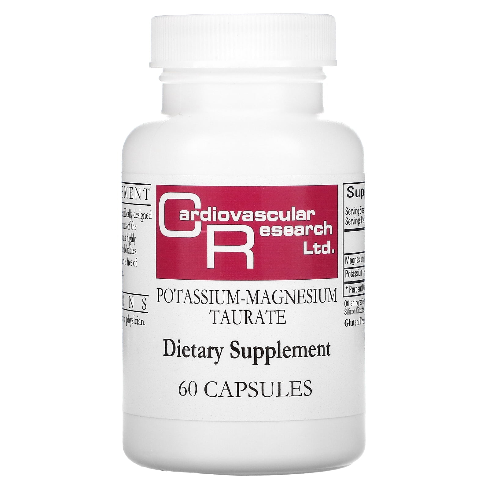 Cardiovascular Research Potassium-Magnesium Taurate, 60 Capsules