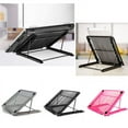 thumbnail image 2 of 6 Angles Adjustable Laptop Stand, Foldable Ventilated Desk Laptop Stand Holder for Home/Office,Compatible with Laptop (10 inch-15 inch), 2 of 8