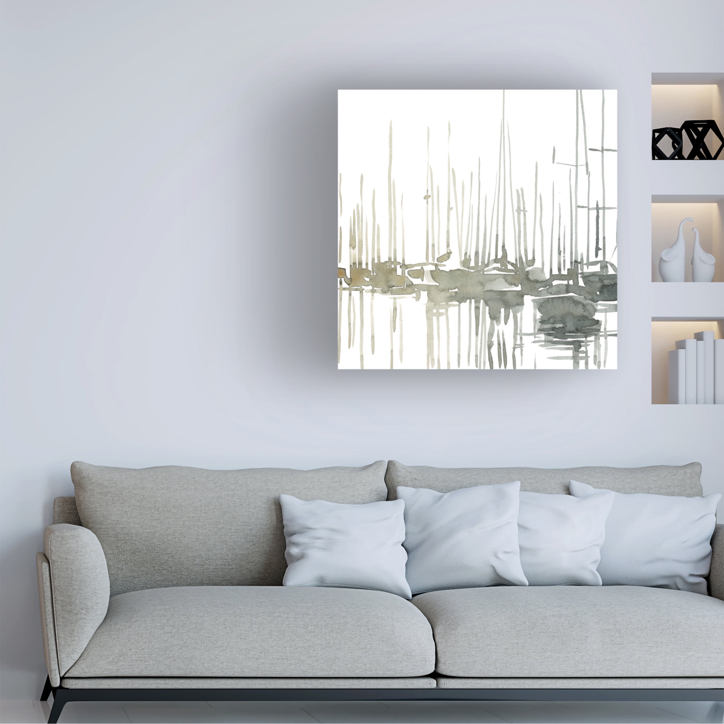Emma Caroline 'Early Morning Wharf I' Canvas Art