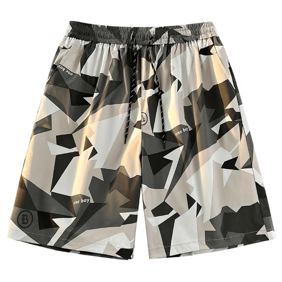 ibiyuan Running Shorts Mens Shorts Stretch Twill Beach Chino Shorts Cotton Elastic Waist Sweat Shorts Mens Drawstring Straight-Leg Mens Boxer Shorts Mens Casual Beach Shorts