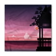thumbnail image 1 of Nature Bandana, Ethnic Asian Pavilion Sunset, Unisex Head and Neck Tie, by Ambesonne, 1 of 2