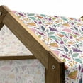 thumbnail image 5 of Floral Pet House, Ornamental Botanical Flower Blossom Petals Leaves Mother Nature Girlish Pattern, Outdoor & Indoor Portable Dog Kennel with Pillow and Cover, 5 Sizes, Multicolor, by Ambesonne, 5 of 5