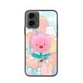 thumbnail image 6 of KBS-Phone Case For MOTO G 5G 2024, Phone lens protection Waterproof TPU Cute Skin feel silicone Rotatable stand Quicksand protective Soft Case Cartoon Kickstand Fashion Design Glitter, 6 of 9