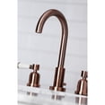 thumbnail image 4 of Fauceture FSC892DPLAC Paris Widespread Bathroom Faucet, Antique Copper, 4 of 8