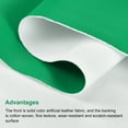 thumbnail image 3 of Unique Bargains Smooth Solid Color Faux Leather Sheets, PU Leather for DIY 20 x 135cm Green, 3 of 4