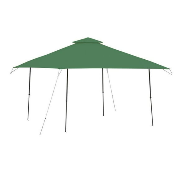 Garden Winds Custom Fit Replacement Canopy Top Cover Compatible with The Coleman 2000004407, 2000035727 13 x 13 Two Tiered Tent Eaved Shelter - Upgraded Performance RIPLOCK 350 Fabric - Green