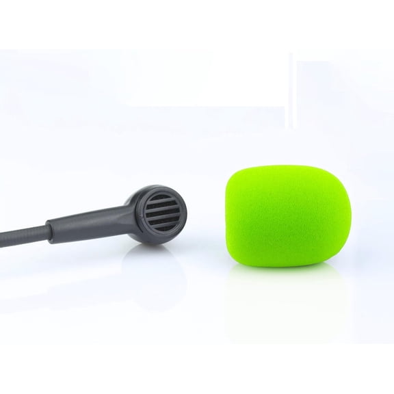 NSKBBM-for HyperX microphone cover Replacement for HyperX Cloud 2 / Alpha/Alpha S/Mix/Core Gaming Headphone/Cloud Chat Headset Mic Pop Filter, 3-Pack Green Color Hyper X Windscreen Covers