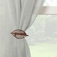 thumbnail image 6 of Rustic Brown Leaf Curtain Tiebacks Set of 2, 6 of 7