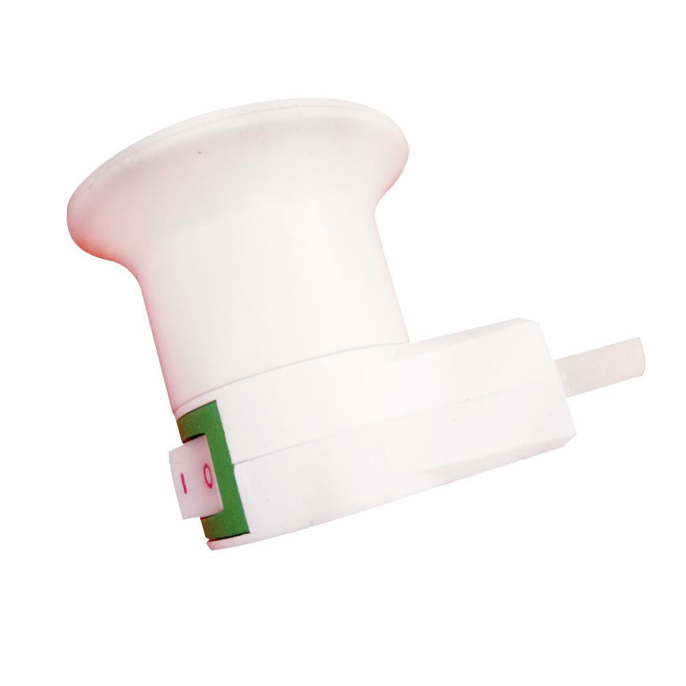 E27 Light Bulb Socket Holder Plug-in Adaptor Screw Base Lamp Wall US to 
