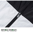 thumbnail image 6 of QNANSPI Mens Windbreaker Hodded Jacket, Summer Casual Outwear, Men Contrast Color Protection Clothing Lightweight Breathable Hooded Top Solid Color Outdoor Hooded Sun Jacket, 6 of 6
