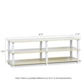 thumbnail image 2 of Furinno Turn-S-Tube No Tools 3-Tier Entertainment TV Stand, Multiple Colors, 2 of 4