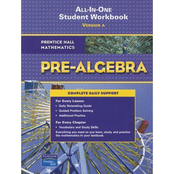 Pre-Algebra All-In-One Student Workbook: Version A (Paperback) by Prentice Hall (Creator)