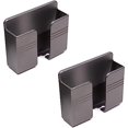thumbnail image 2 of Soporte de pared para teléfono móvil de 4 piezas - Soporte de pared para teléfono móvil autoadhesivo 3M para cargador de teléfono móvil - con orificio receptor de cable de datos, 2 of 5