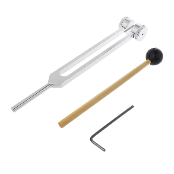 OOKWE 528 Hz Tuning Fork w/ Silicone Hammer Clinical Grade Nerve/Sensory for Healing