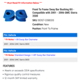 thumbnail image 2 of Front To Frame Sway Bar Bushing Kit - Compatible with 2001 - 2006 GMC Sierra 3500 2002 2003 2004 2005, 2 of 2