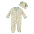 thumbnail image 2 of Chick Pea Baby Neutral Unisex 2pk Footed Coverall Set, Sizes Newborn-9 Months, 2 of 2