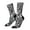 2 Black-2, variant on Zebra Print Adult Socks for Men & Women,Calf Socks, Ankle Socks,Boots Socks,Breathable Casual Sock,Unisex Crew Socks