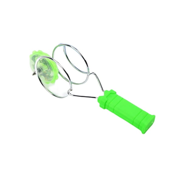 Bewildely Giroscopio electrónico, juguete giratorio delicado, divertido juguete giratorio con luz LED, regalo de cumpleaños para Juguetes Educativos
