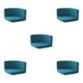 thumbnail image 2 of kurtrusly Trilateral Chair Covers Wide Application And Strong Elastic Chair Protection Made Easy Polyester Cover Chairs Decoration Bluestone blue 5Set, 2 of 6