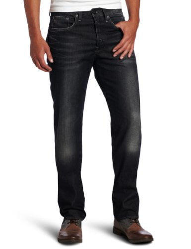 3301 straight jeans dark aged