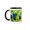 Black/White, variant on 3drose, Usa, Kansas, Grapes at Kansas Winery., 15oz Mug