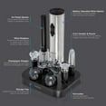 thumbnail image 5 of IVATION 9-Piece Wine Gift Set with Electric Wine Opener, Aerator, Pourer & Stoppers, 5 of 10