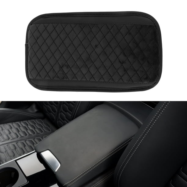Funda para Consola Central del Coche Unique Bargains con Bolsa de Almacenamiento 12.20"x7.09"x0.79" Cuero Sintético Negro