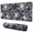 Pioneer Flower Floral-1, variant on Long Mouse Pads for Desk,Pioneer Flower Floral Print Pattern Desk Mats on Top Of Desks, Desk Mouse Pad Extra Large with 3mm Non-Slip Base and Stitched Edge for Gaming,Office,Work,Home 31.5"x11.8"