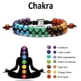 thumbnail image 3 of Chakra Bracelet 7 Chakras Healing Crystals Bracelet Yoga Stone Beads Bracelets Meditation Relax Anxiety Bangle for Womens Mens, 3 of 5