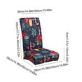 thumbnail image 3 of Christmas Stretch Chair Cover – Removable & Washable Dining Chair Slipcover for Holiday Decoration – Elastic Polyester Seat Protector for Kitchen, Hotel & Party Use, 3 of 5