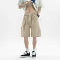 thumbnail image 1 of toraway Mens Summer Casual Comfortable Solid Color Pocket Shorts XXL, 1 of 3