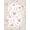 Orange, Pattern 12, variant on ODIKA 4'x6' Machine Washable Non-Slip Area Rug, Botanical Magpie Medley with Blossoms and Songbirds Art High Traffic Rug, Pink, 294338