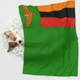thumbnail image 5 of Pet Blanket Flag Of Zambia Soft Warm Sofa Car Bed Protector Washable for Puppy Large Dogs Cats, 5 of 7