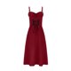 thumbnail image 3 of mfyjkho Vestidos para mujer, Vestido gótico negro oscuro sin mangas para mujer, vestido largo con cordones para Halloween Vestidos de playa para mujer xl, 3 of 5