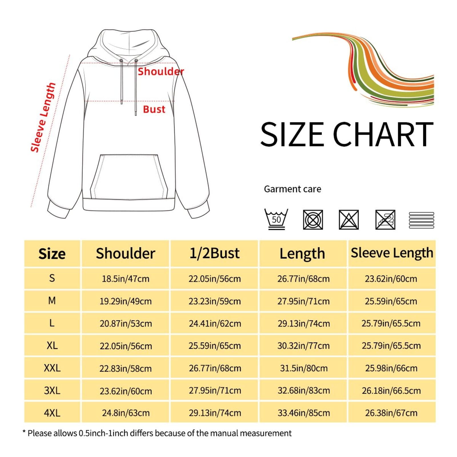 JEOCODY Men's Polynesian Hawaiian Hoodie - Long Sleeve, Kangaroo Pocket, Pullover Sweatshirt S-4XL - View #4