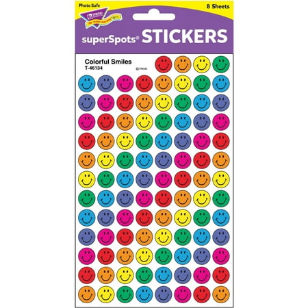 UPC: 0078628461343 | Trend Colorful Smiles superSpots Stickers