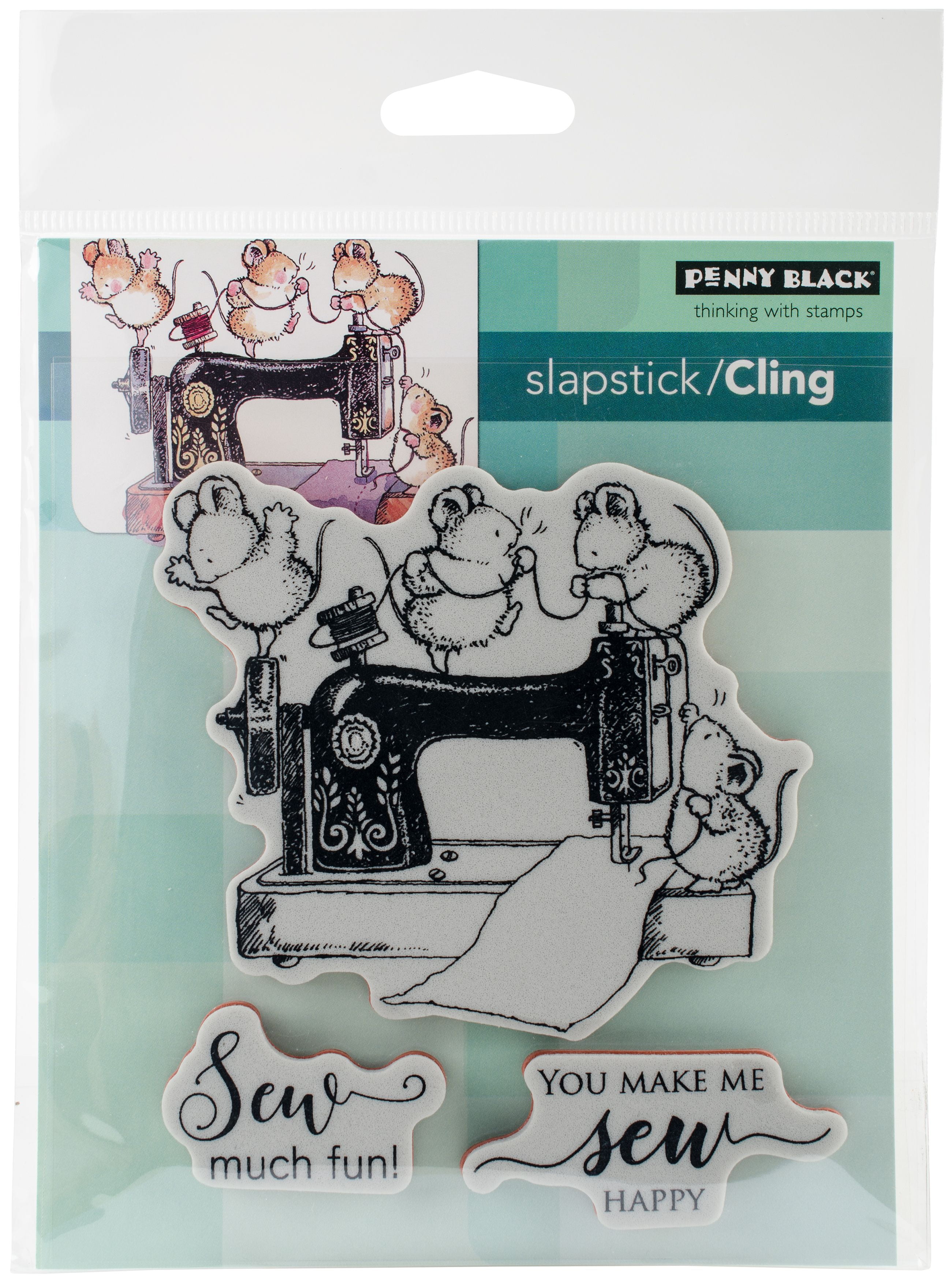 Penny Black Cling StampsSew Much Fun