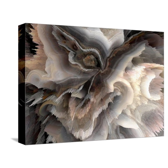 Art.com Digital Agate - Natural Stretched Canvas Print Wall Art, 16" x 12"
