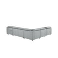 thumbnail image 3 of Harvey Modern Style Power Recliner Sectional Gray, 3 of 4