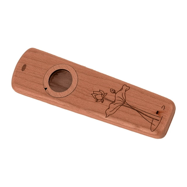 Wood Kazoo Handmade Classic Timbre, Lightweight And Portable Musical Instrument For Choirs And Accompaniment Bands