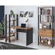thumbnail image 3 of Escritorio Para Computadora Alameda Mueble De Trabajo Con Estantes MATCH PINO NEGRO, 3 of 9