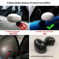 thumbnail image 4 of Cubiertas de espejo retrovisor exterior de coche, pegatinas de Bandera negra para Mini Cooper One S JCW F54 F55 F56 F57 F60 antes de julio de 2019, 4 of 5